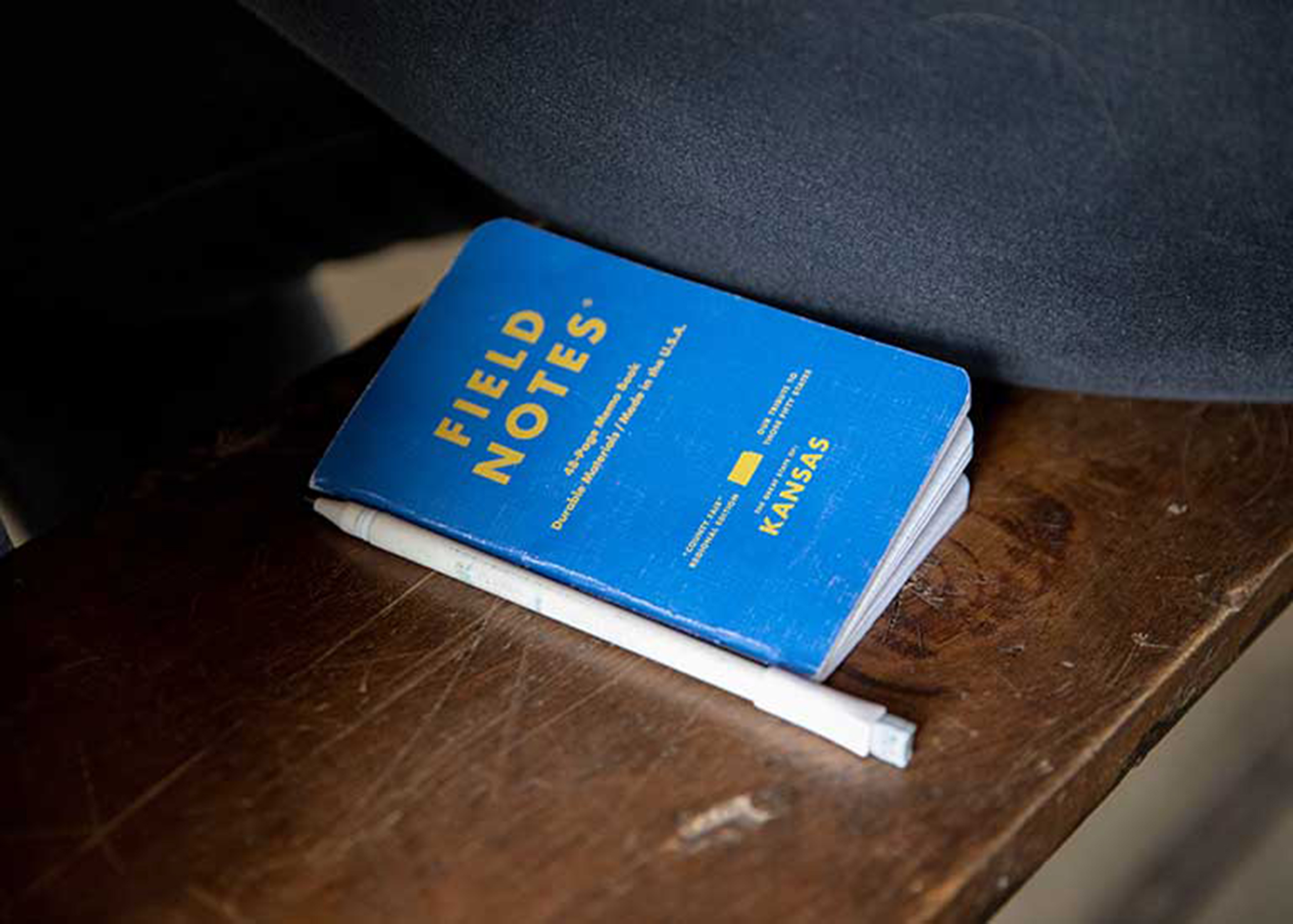 KU Field Notes notebook and pen