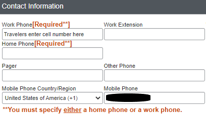 concur travel emergency number