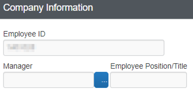 Screenshot of Step Three: Company Information section